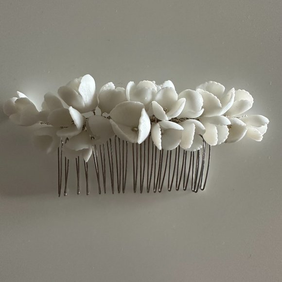 BESPOKE HARPER PORCELAIN FLORAL COMB - Picture 1 of 2